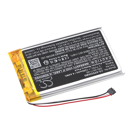 3.7V, Li-Polymer, 1200mAh, Medical battery fits Spacelabs, 050-0517-00, Evo, Evo 4, 4.44Wh Medical Cameron Sino Technology Limited (Medical)