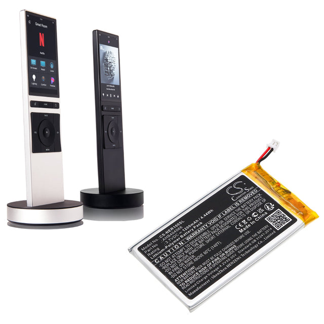 3.7V, Li-Polymer, 1200mAh, Remote Control battery fits Neeo, Control 4, Ne-rmt, 4.44Wh Remote Control Cameron Sino Technology Limited