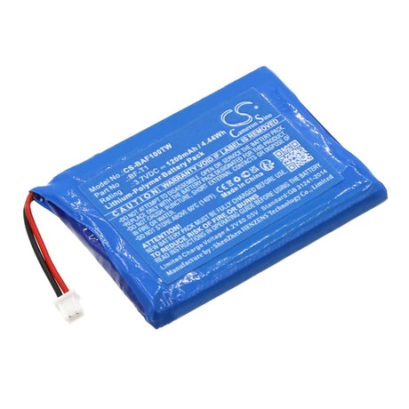 3.7V, Li-Polymer, 1200mAh, Two-Way Radio battery fits Baofeng, Bf-t1, Bf-t1, Bf-t1 Uhf, 4.44Wh Two-Way Radio Cameron Sino Technology Limited