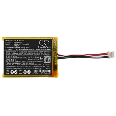 3.7V, Li-Polymer, 1400mAh, GPS battery fits Polar, G484466p, V650, 5.18Wh GPS, Navigator Cameron Sino Technology Limited