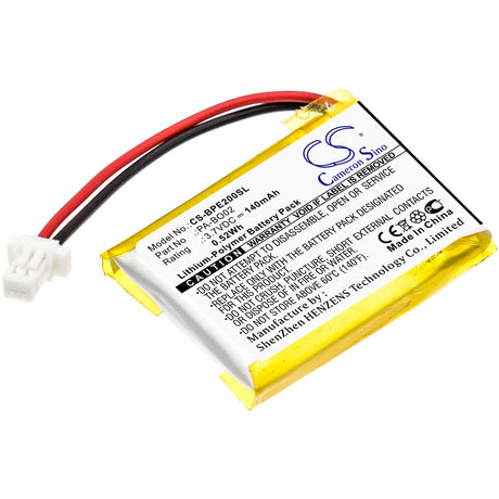 3.7V, Li-Polymer, 140mAh, Headset battery fits Bang & Olufsen, Pa-bo02, Earset 2, 0.52Wh Wireless Headset Cameron Sino Technology Limited