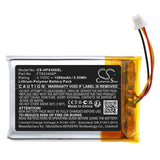 3.7V, Li-Polymer, 1500mAh, Headset battery fits Lucidsound, Hyperx, Steelseries, Asus, Ft823456p, Aw988, 5.55Wh Wireless Headset Cameron Sino Technology Limited