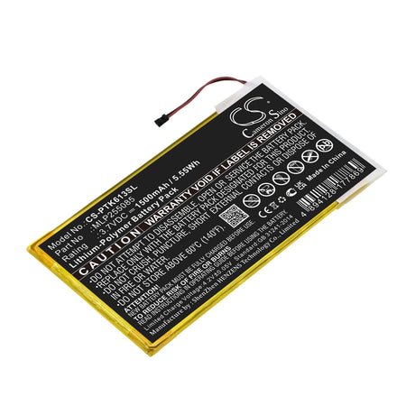 3.7V, Li-Polymer, 1500mAh, E-book, E-reader battery fits Pocketbook, Mlp255085, 611, 611 Basic, 5.55Wh E-book, E-reader Cameron Sino Technology Limited