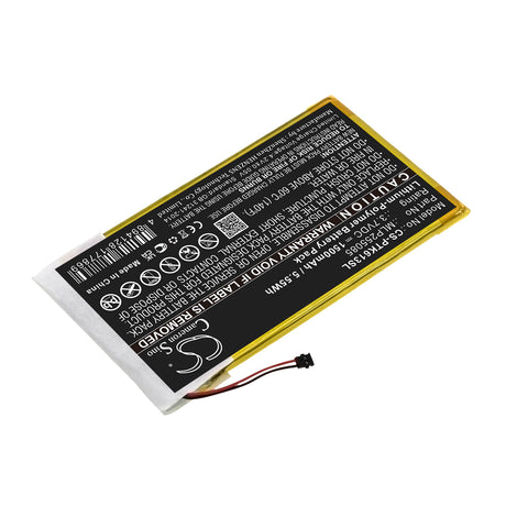 3.7V, Li-Polymer, 1500mAh, E-book, E-reader battery fits Pocketbook, Mlp255085, 611, 611 Basic, 5.55Wh E-book, E-reader Cameron Sino Technology Limited