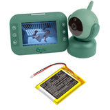 3.7V, Li-Polymer, 1600mAh, BabyPhone battery fits Babymoov, A014425, A014431, 5.92Wh BabyPhone Cameron Sino Technology Limited