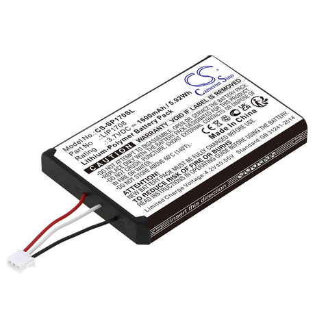 3.7V, Li-Polymer, 1600mAh, Game Console battery fits Sony, Lip1708, Cfi-1015a, Cfi-zct1w, 5.92Wh Game Console Cameron Sino Technology Limited