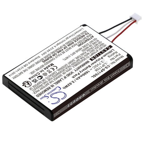3.7V, Li-Polymer, 1600mAh, Game Console battery fits Sony, Lip1708, Cfi-1015a, Cfi-zct1w, 5.92Wh Game Console Cameron Sino Technology Limited