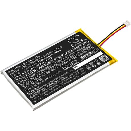 3.7V, Li-Polymer, 1500mAh, Keyboard,Mouse battery fits Logitech, 533-000152, G913, G913 Tkl, 5.55Wh Keyboard,Mouse Cameron Sino Technology Limited