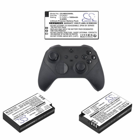 3.7V, Li-Polymer, 1800mAh, Game Console battery fits Microsoft, Dynd01, Xbox Elite Serie 2 (model 1797, 6.66Wh Game Console Cameron Sino Technology Limited