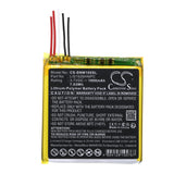 3.7V, Li-Polymer, 1900mAh, Media Player battery fits Sony, 1-853-588-15, Nw-wm1a, Nw-wm1z, 7.03Wh Media Player Cameron Sino Technology Limited
