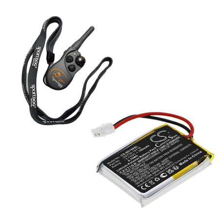 3.7V, Li-Polymer, 190mAh, Dog Collar battery fits Sportdog, sdtoo -16674, Sdt54-16718, No Bark Collar Sbc-10, 0.7Wh Dog Collar Cameron Sino Technology Limited