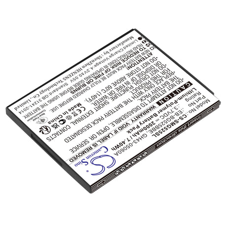 3.7V, Li-Polymer, 2000mAh, SmartPhone battery fits Samsung, Eb-bg525bbe, Galaxy Xcover 5, Galaxy Xcover 5 2021, 7.4Wh Mobile, SmartPhone Cameron Sino Technology Limited (Smartphone)