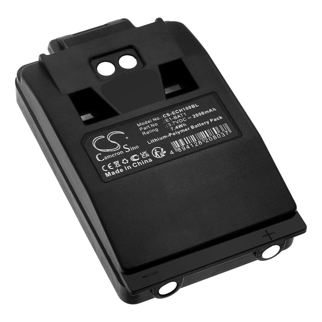 3.7V, Li-Polymer, 2000mAh, Crane Remote Control battery fits Elca, Black Radiocontrol, 7.4Wh Crane Remote Control Cameron Sino Technology Limited