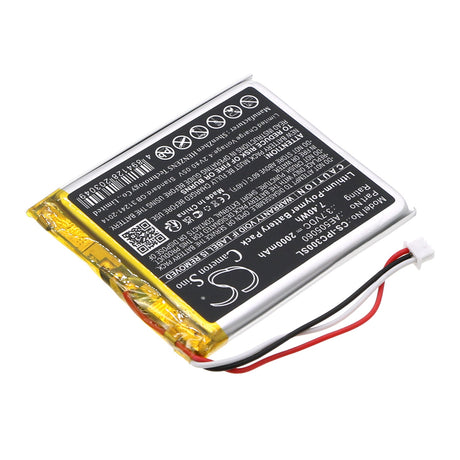 3.7V, Li-Polymer, 2000mAh, Media Player battery fits Apple, Ae505060, A1040, A1059, 7.4Wh Media Player Cameron Sino Technology Limited