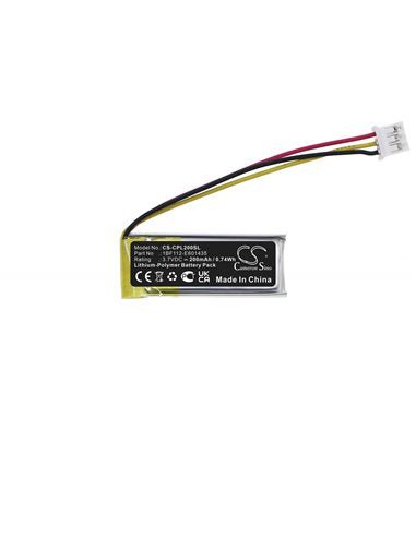 3.7V, Li-Polymer, 200mAh, GPS battery fits Calamp, 1bf112-e601435, Lmu-200, Lmu-300, 0.74Wh GPS, Navigator Cameron Sino Technology Limited