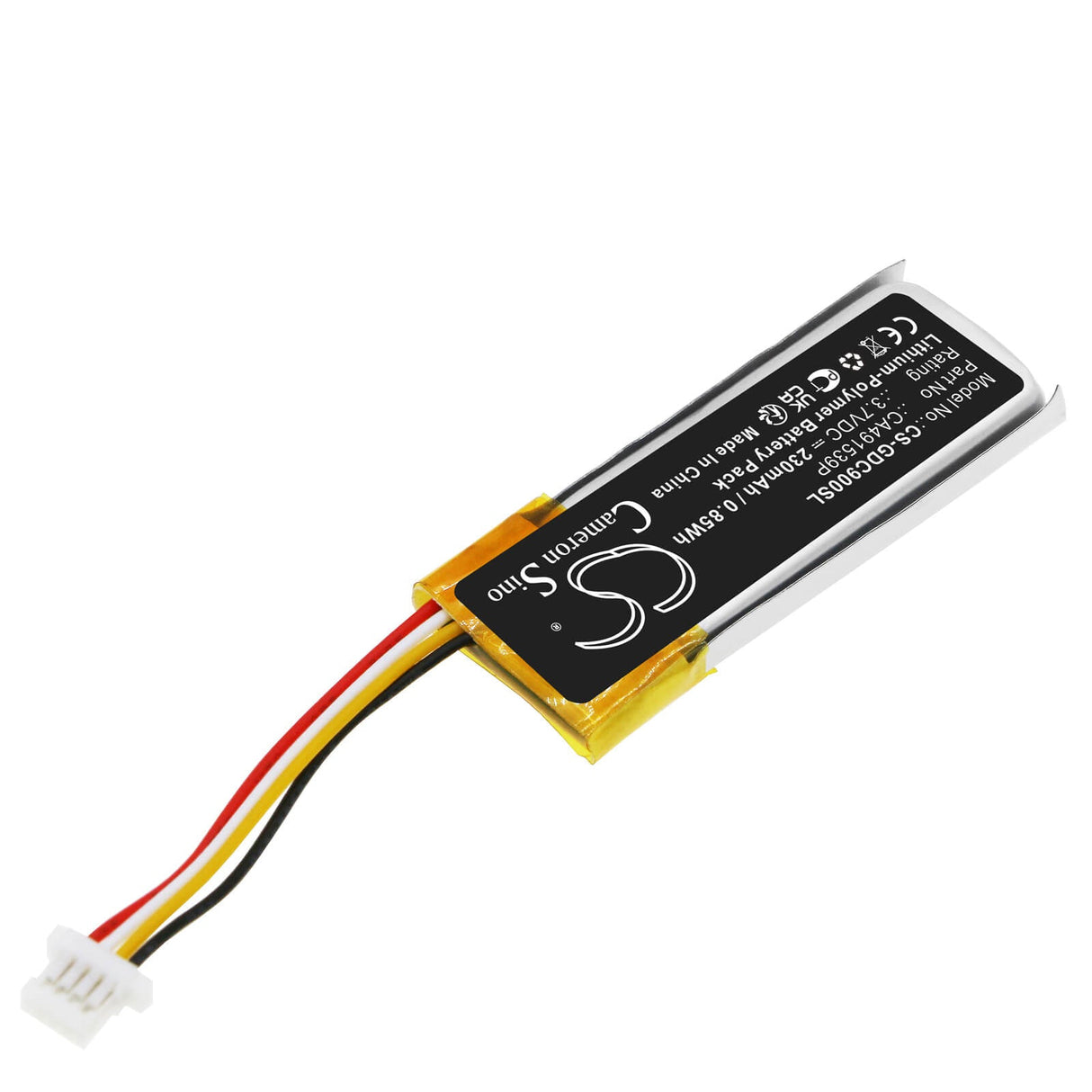 3.7v, Li-polymer, 230mah, VR Battery Fits Google, D9sca, Daydream Controller, 0.85wh VR Cameron Sino Technology Limited