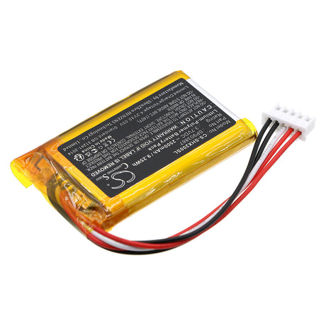 3.7V, Li-Polymer, 2500mAh, Speaker battery fits Sony, Srs-xe200, 9.25Wh Speaker Cameron Sino Technology Limited