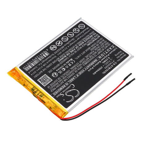 3.7V, Li-Polymer, 2500mAh, Tablet battery fits 3go, Geotab 7, Gt7002, 9.25Wh Tablet Cameron Sino Technology Limited