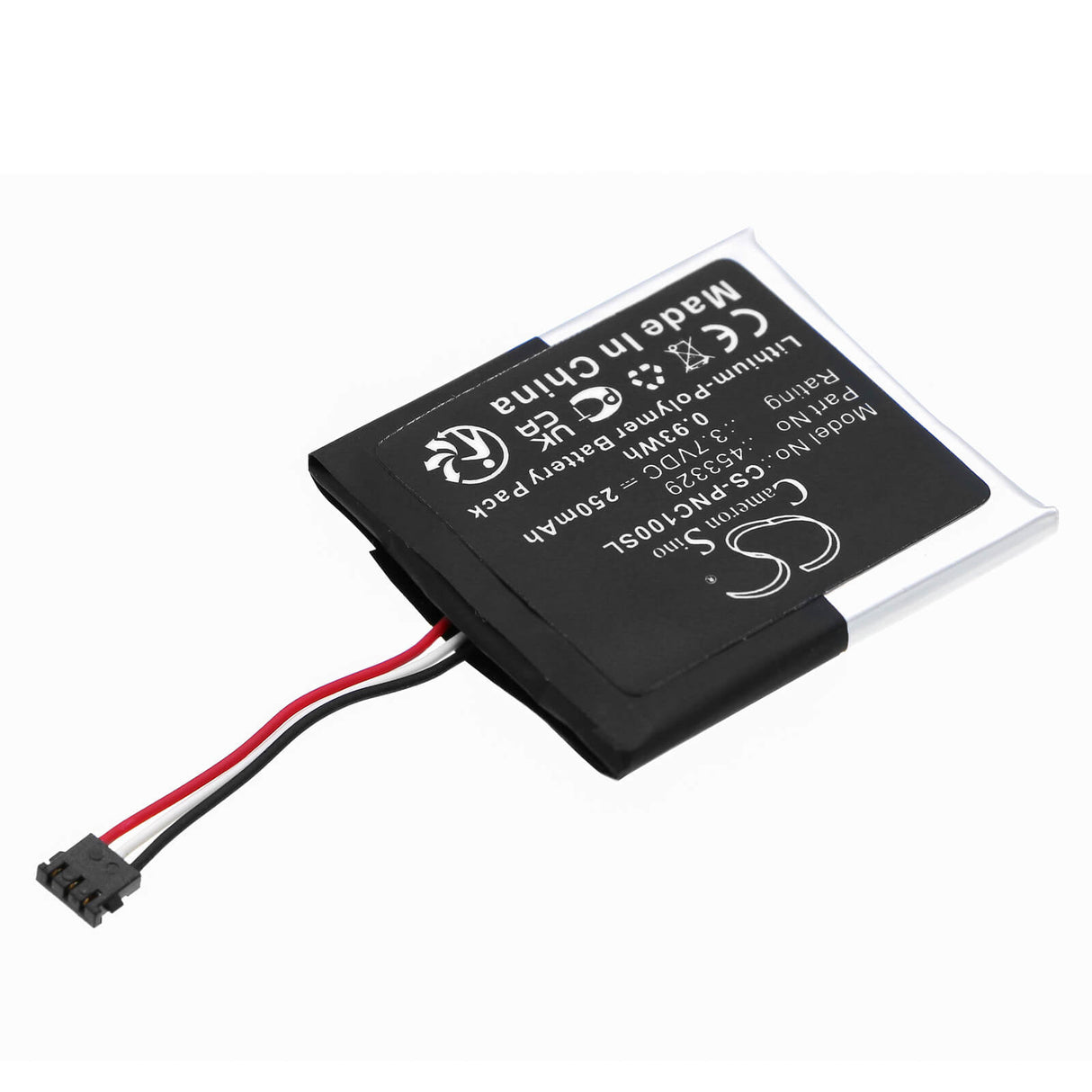 3.7V, Li-Polymer, 250mAh, Headset battery fits Phonak, 453329, Icube 1 Wireless Hearing Aid P, 0.93Wh Wireless Headset Cameron Sino Technology Limited