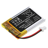 3.7V, Li-Polymer, 250mAh, Headset battery fits Xp Metal Detectors, D088ws-wtube, Ws Audio Headphones, Ws4, 0.93Wh Wireless Headset Cameron Sino Technology Limited