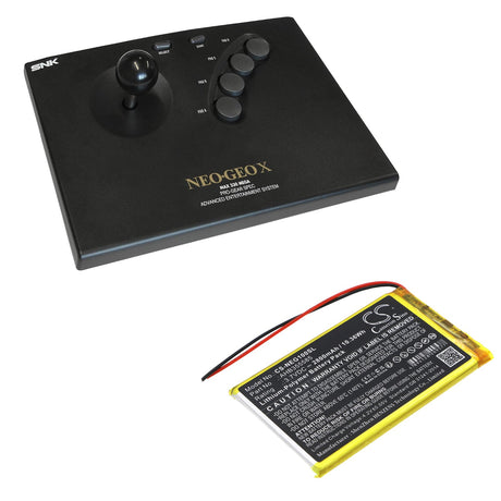 3.7V, Li-Polymère, 2800mAh, Batterie de console de jeu pour Snk, Ahb355585, Neo Geo X Gold Handheld Consol, 10.36Wh Console de jeu Cameron Sino Technology Limited