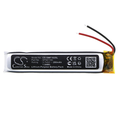 3.7V, Li-Polymer, 280mAh, Headset battery fits Sony, Sp561150, Wf-1000xm2, 1.04Wh Wireless Headset Cameron Sino Technology Limited