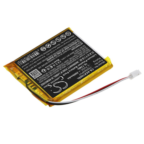 3.7V, Li-Polymer, 2900mAh, Diagnostic Scanner battery fits Autokeysprotool, 755060pvt, Ck-100, 10.73Wh Diagnostic Scanner Cameron Sino Technology Limited