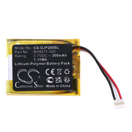 3.7V, Li-Polymer, 300mAh, Camera battery fits Dji, Bhx211-320, Pocket 2, 1.11Wh Camera Cameron Sino Technology Limited (Camera)