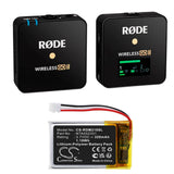 3.8V, Li-Polymer, 380mAh, Headset battery fits Rode, 0442-0053-01, Wireless Go Ii, 1.44Wh Wireless Headset Cameron Sino Technology Limited