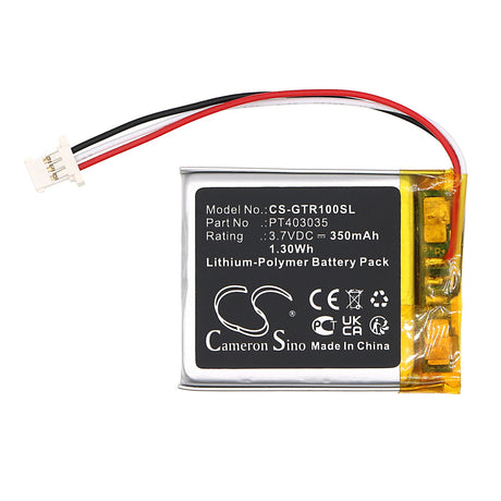 3.7V, Li-Polymer, 350mAh, Remote Control battery fits Mgi, Zip Navigator At Remote Contro, Zip Navigator Remote Control, 1.3Wh Remote Control Cameron Sino Technology Limited