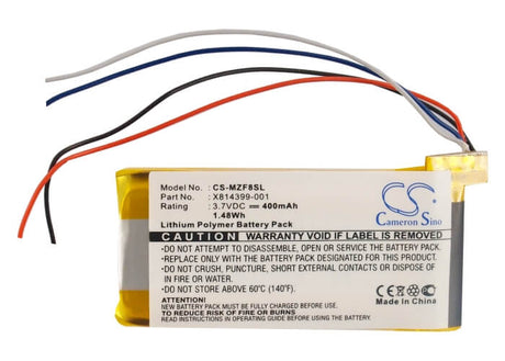 3.7v, Li-polymer, 400mah, Battery Fits Microsoft, H3a00001, H3a-00001, Batteries for Electronics Cameron Sino Technology Limited (Suspended)   