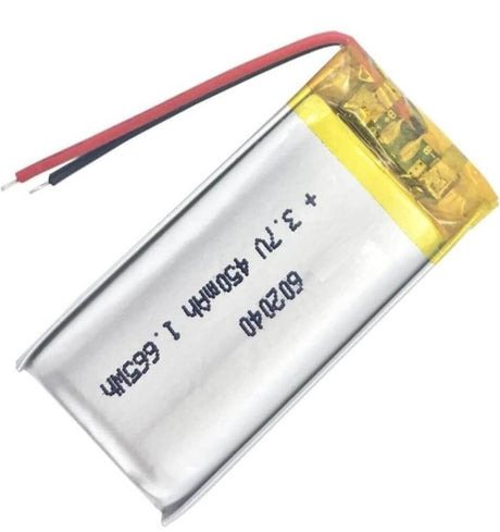 3.7v, Li-polymer, 450mah, Battery Fits Lp602040, 602040, 1.66wh Other Batteries CB Range   