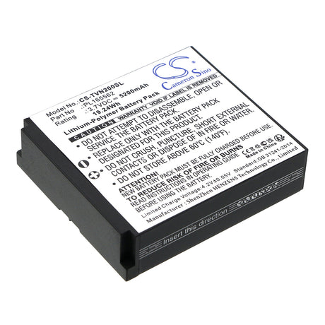 3.7V, Li-Polymer, 5200mAh, GPS battery fits Twonav, Pl165562, Aventura 2, 19.24Wh GPS, Navigator Cameron Sino Technology Limited