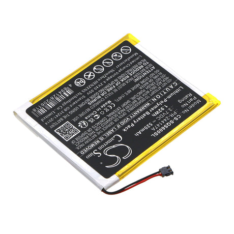 3.7V, Li-Polymer, 520mAh Payment Terminal Battery fits Square, S6, S8, 1.92Wh Payment Terminal Cameron Sino Technology Limited