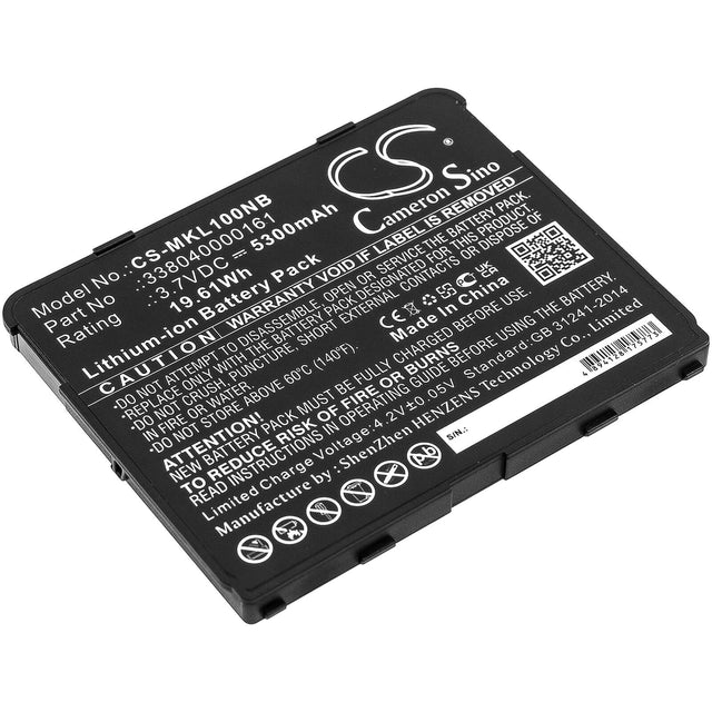 3.7V, Li-Polymer, 5300mAh, Tablet battery fits Matic, 338040000161, Miowork L1000, Miowork L1040, 19.61Wh Tablet Cameron Sino Technology Limited