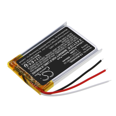 3.7V, Li-Polymer, 600mAh, Headset battery fits Bang & Olufsen, 1643874, Beoplay H4, 2.22Wh Wireless Headset Cameron Sino Technology Limited