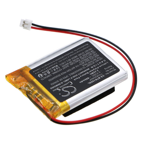 3.7V, Li-Polymer, 600mAh, Speaker battery fits Blaupunkt, Badradio Srb 10, Srb 10, 2.22Wh Speaker Cameron Sino Technology Limited