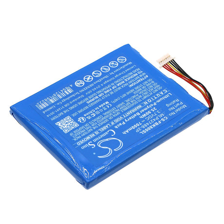 3.7V, Li-Polymer, 7000mAh, Tablet Battery fits Fieldbook, K80, K80 G2, 25.90Wh Tablet Cameron Sino Technology Limited