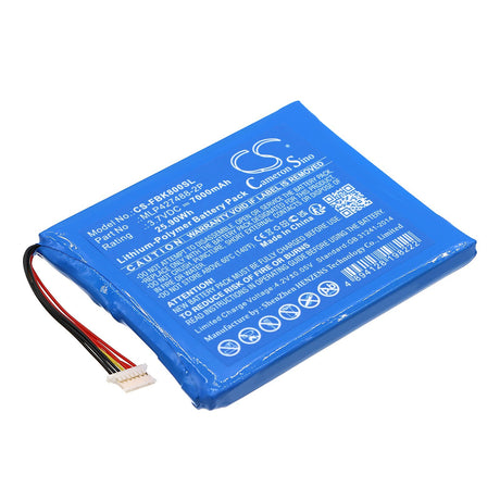 3.7V, Li-Polymer, 7000mAh, Tablet Battery fits Fieldbook, K80, K80 G2, 25.90Wh Tablet Cameron Sino Technology Limited