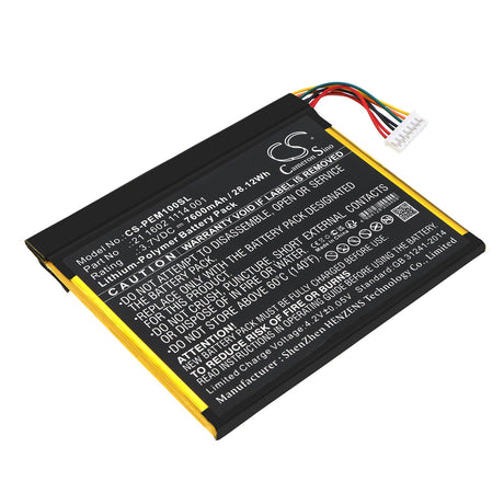 3.7V, Li-Polymer, 7600mAh, Tablet battery fits Partner, Em-100, 28.12Wh Tablet Cameron Sino Technology Limited