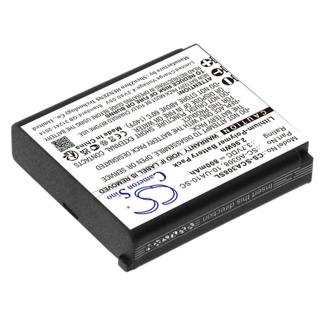 3.7v, Li-polymer, 800mah, Battery Fits Schuberth, Intercoms Sc1 Standard, Sc1 Advance, 2.96wh Batteries for Electronics Cameron Sino Technology Limited (Suspended)   