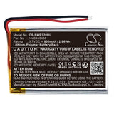 3,7V, Li-Polymer, 800mAh, Batterie de terminal de paiement compatible avec Stripe, Hvc453450, Wisepad 3, Wpc32, 2,96Wh Terminal de paiement Cameron Sino Technology Limited
