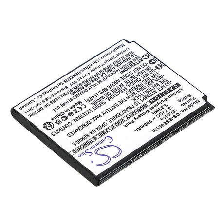 3.7V, Li-Polymer, 900mAh, SmartPhone battery fits Bea-fon, Sl651a, Sl651, Sl651a, 3.33Wh Mobile, SmartPhone Cameron Sino Technology Limited (Smartphone)