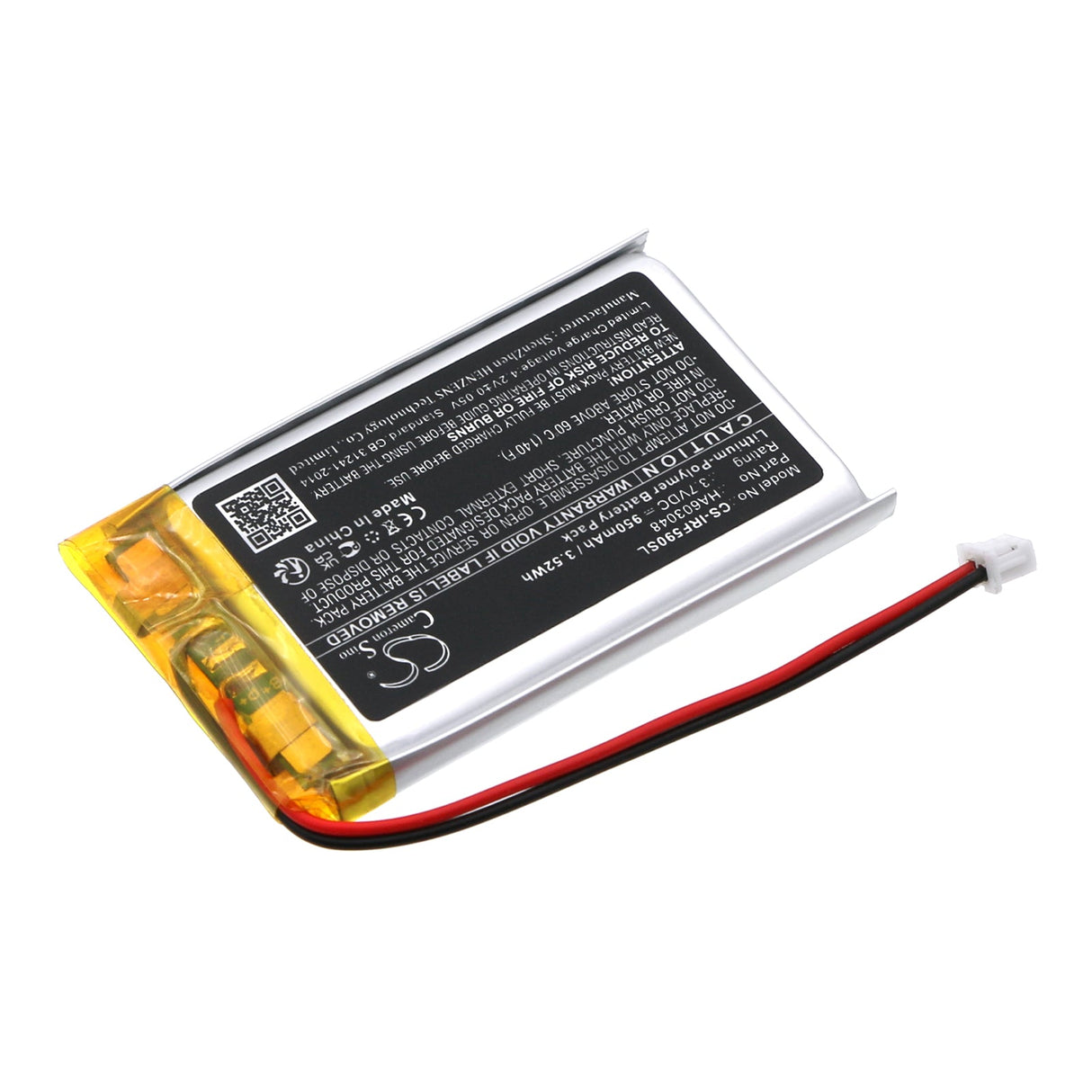 3.7V, Li-Polymer, 950mAh, Media Player battery fits Iriver, Ha603048, Ipf550, Ipf595, 3.52Wh Media Player Cameron Sino Technology Limited