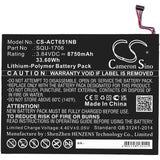 3.84V, Li-Polymer, 8750mAh, Tablet battery fits Acer, Kt.00201.004, Chromebook Tab 10, D651n, 33.60Wh Tablet Cameron Sino Technology Limited
