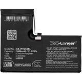 3.85V, Li-Polymer, 3000mAh, SmartPhone battery fits Apple, A2656, A2640, Iphone 13 Pro, 11.55Wh Mobile, SmartPhone Cameron Sino Technology Limited (Smartphone)