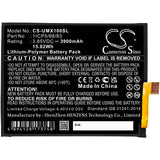 3.85V, Li-Polymer, 3900mAh, SmartPhone battery fits Umi, 1icp5/68/83, Umidigi X, 15.02Wh Mobile, SmartPhone Cameron Sino Technology Limited (Smartphone)