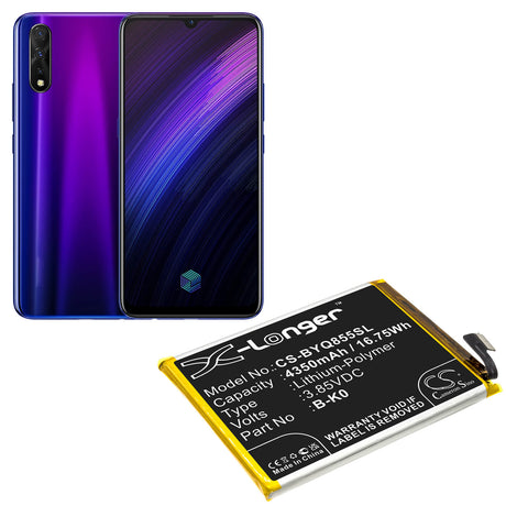 3.85V, Li-Polymer, 4350mAh, SmartPhone battery fits Vivo, B-k0, Iqoo Neo 855, V1936, 16.75Wh Mobile, SmartPhone Cameron Sino Technology Limited (Smartphone)