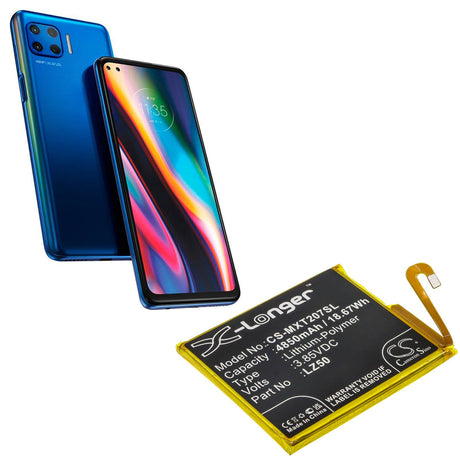 3.85V, Li-Polymer, 4850mAh, SmartPhone battery fits Motorola, Lz50, Moto G 5g Plus, Moto G100, 18.67Wh Mobile, SmartPhone Cameron Sino Technology Limited (Smartphone)