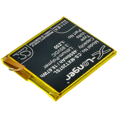 3.85V, Li-Polymer, 4850mAh, SmartPhone battery fits Motorola, Lz50, Moto G 5g Plus, Moto G100, 18.67Wh Mobile, SmartPhone Cameron Sino Technology Limited (Smartphone)